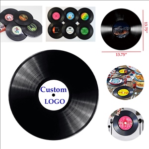Vinyl Record Table Plate Placemat